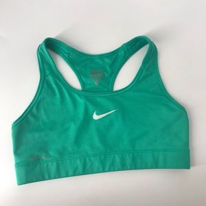 Teal Nike Pro Sports Bra